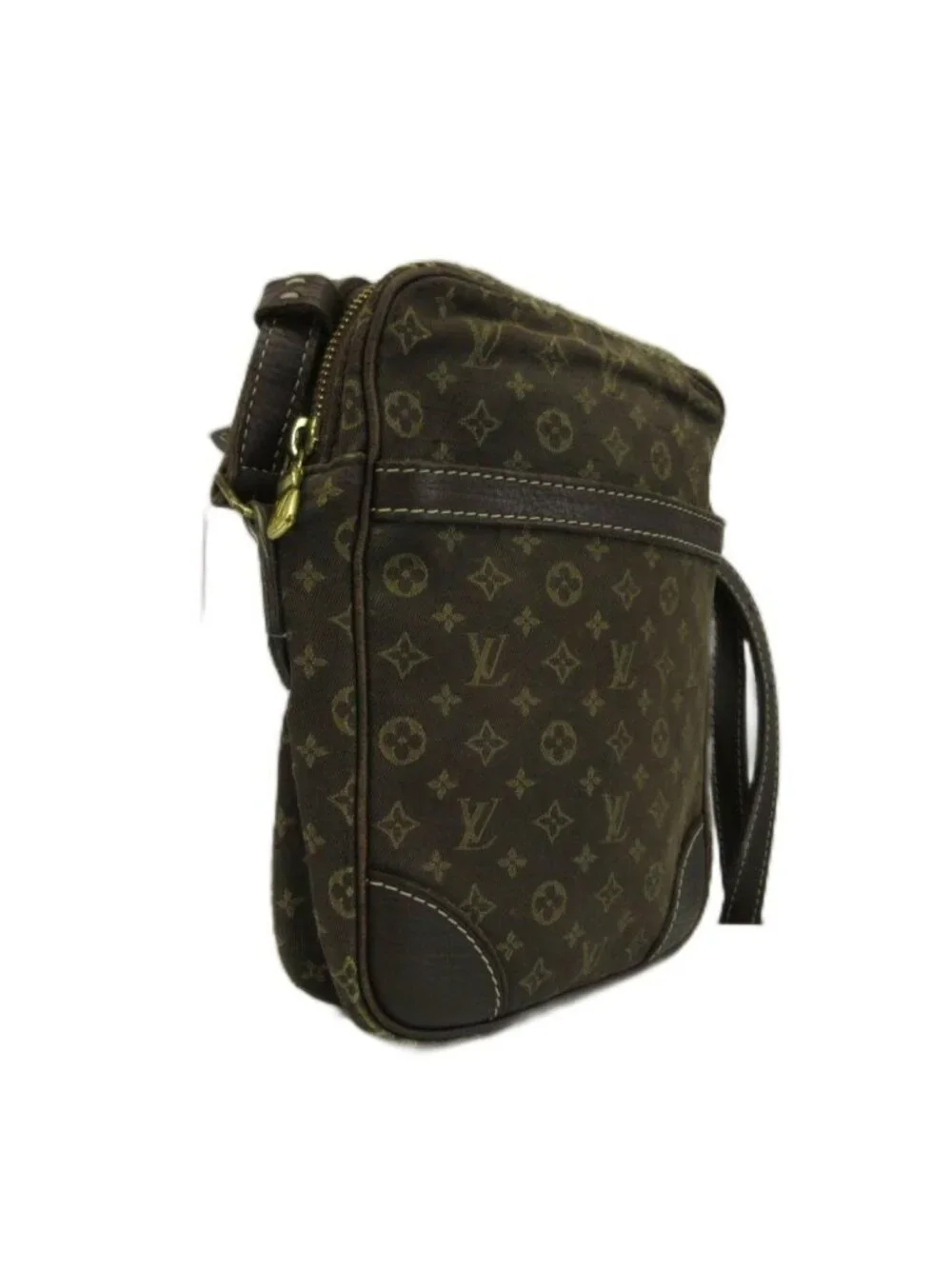 Louis Vuitton Monogram Mini Orchid Danube Shoulder Bag Pochette Canvas Leather